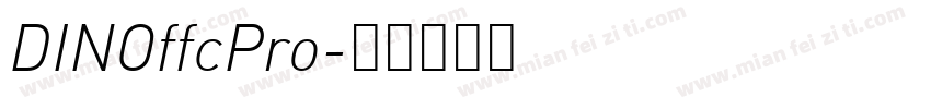 DINOffcPro字体转换