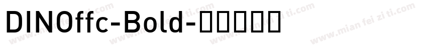 DINOffc-Bold字体转换
