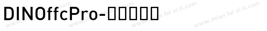 DINOffcPro字体转换