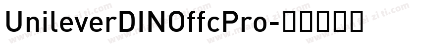 UnileverDINOffcPro字体转换