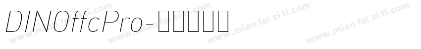 DINOffcPro字体转换
