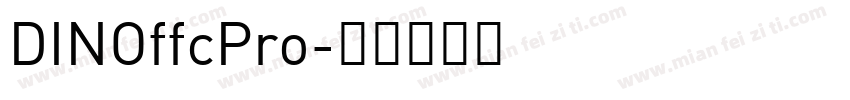 DINOffcPro字体转换