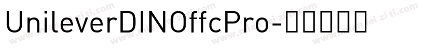 UnileverDINOffcPro字体转换