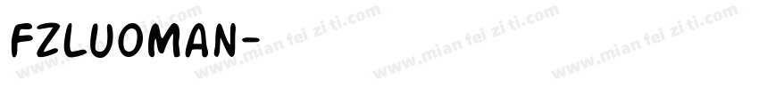 FzLuoMan字体转换