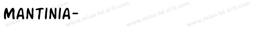 Mantinia字体转换