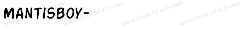 Mantisboy字体转换