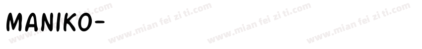 maniko字体转换