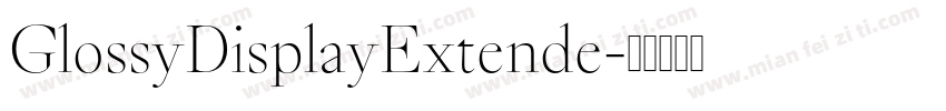 GlossyDisplayExtende字体转换