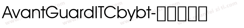 AvantGuardITCbybt字体转换