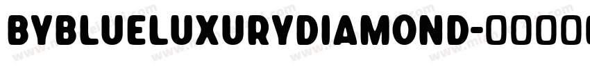 BYBlueLuxuryDiamond字体转换