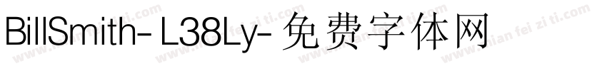 BillSmith-L38Ly字体转换