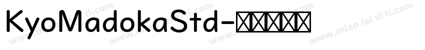KyoMadokaStd字体转换