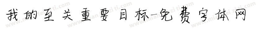 我的至关重要目标字体转换