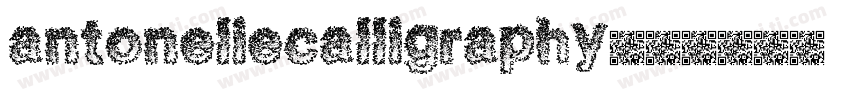 antoneliecalligraphy字体转换