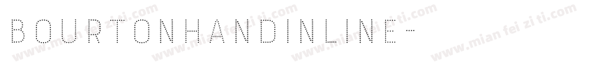 BourtonHandInline字体转换