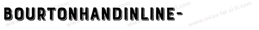 BourtonHandInline字体转换