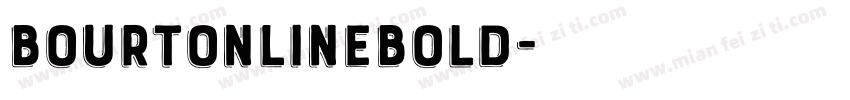 BourtonLineBold字体转换