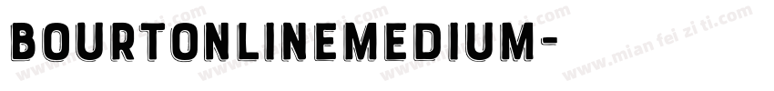 BourtonLineMedium字体转换