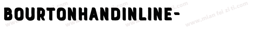 BourtonHandInline字体转换