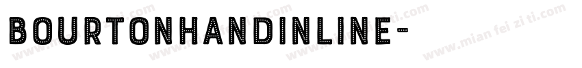 BourtonHandInline字体转换
