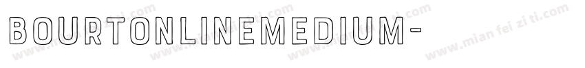 BourtonLineMedium字体转换