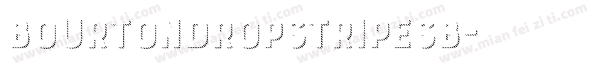 BourtonDropStripesB字体转换