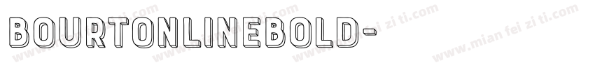 BourtonLineBold字体转换
