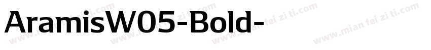 AramisW05-Bold字体转换
