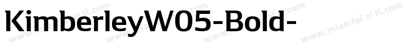 KimberleyW05-Bold字体转换