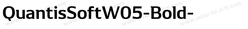 QuantisSoftW05-Bold字体转换