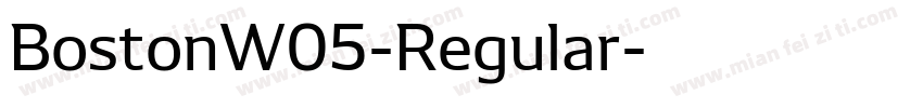 BostonW05-Regular字体转换