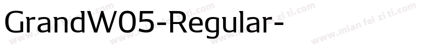 GrandW05-Regular字体转换