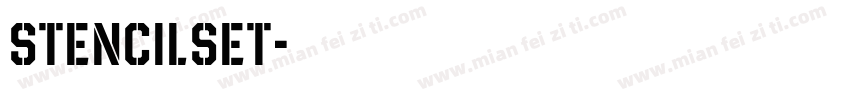 Stencilset字体转换