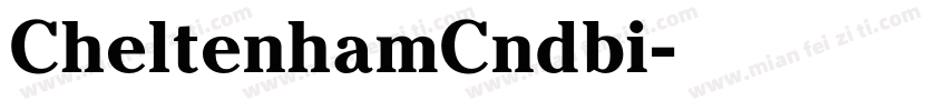 CheltenhamCndbi字体转换