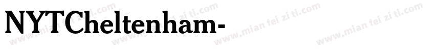 NYTCheltenham字体转换