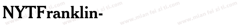NYTFranklin字体转换