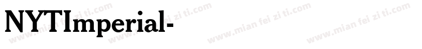 NYTImperial字体转换
