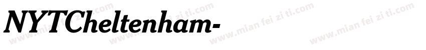 NYTCheltenham字体转换