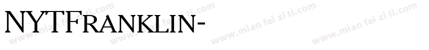 NYTFranklin字体转换