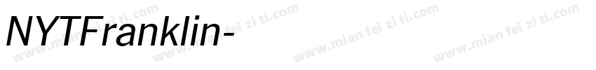 NYTFranklin字体转换