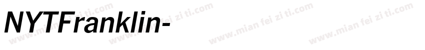 NYTFranklin字体转换
