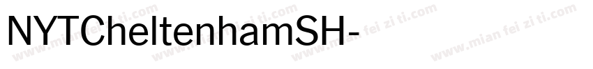 NYTCheltenhamSH字体转换