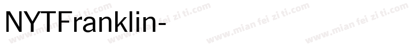 NYTFranklin字体转换