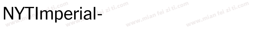 NYTImperial字体转换