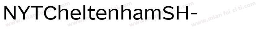 NYTCheltenhamSH字体转换