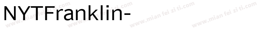 NYTFranklin字体转换