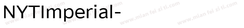 NYTImperial字体转换