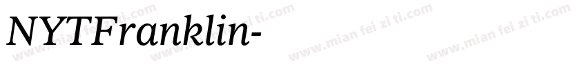 NYTFranklin字体转换