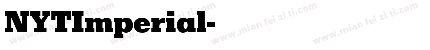NYTImperial字体转换
