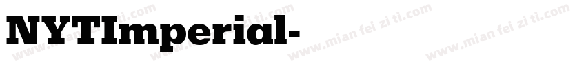NYTImperial字体转换